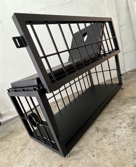 metal bondage box|Low Profile Cage: Premium BDSM Furniture by Metalbound.